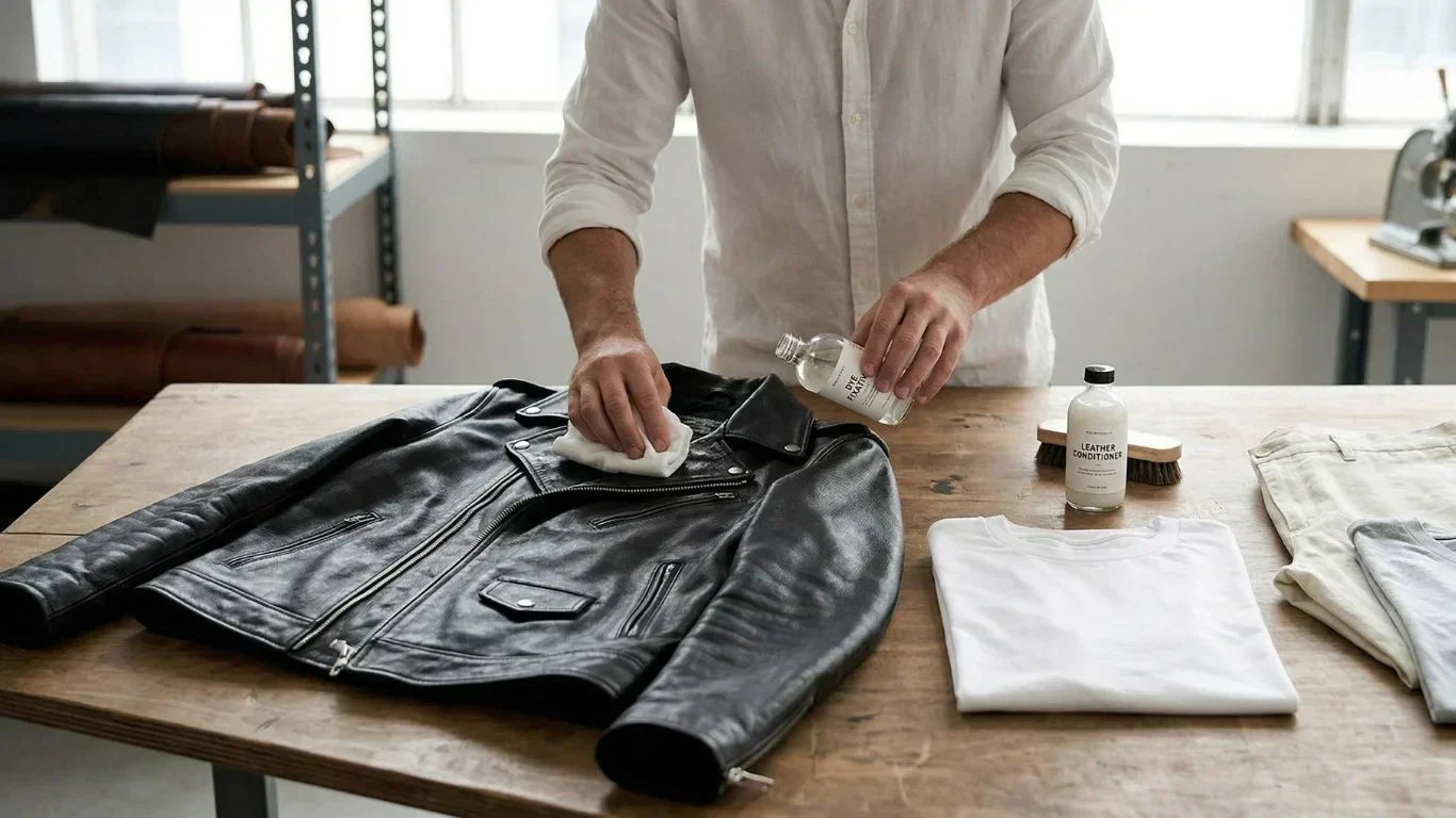 Preventing Color Transfer from Leather to Light Clothing