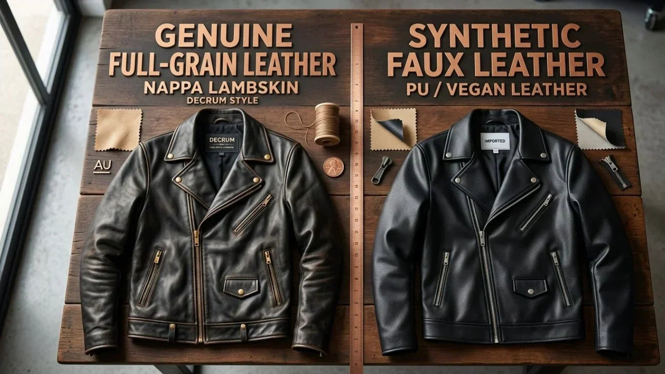 Real vs Faux Leather Jackets: What USA Buyers Need to Know