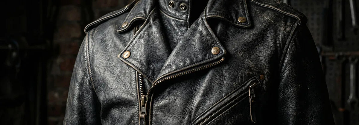 Men's Motorcycle Style Leather Jackets in Canada