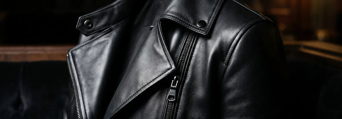 Vestes en Cuir Noir pour Femme