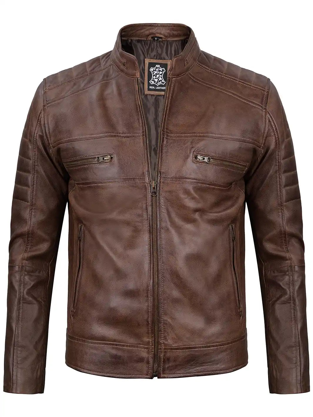 Mens leather jacket