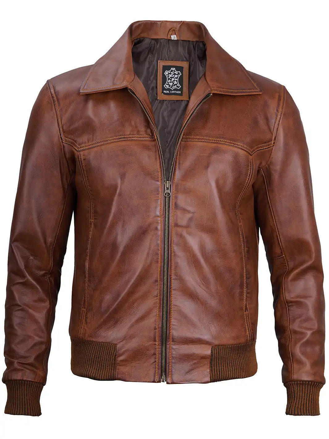 mens real leather jacket