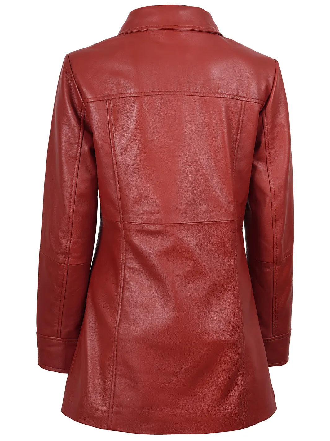 Womens Lambskin Leather Coat