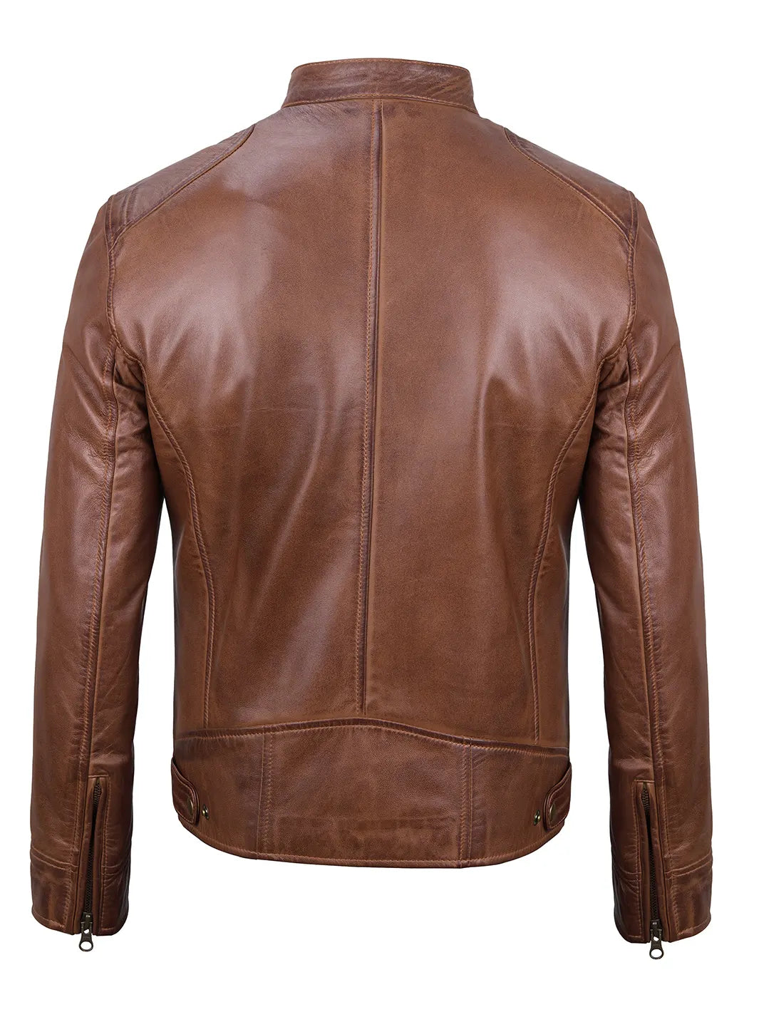 brown mens leather jacket