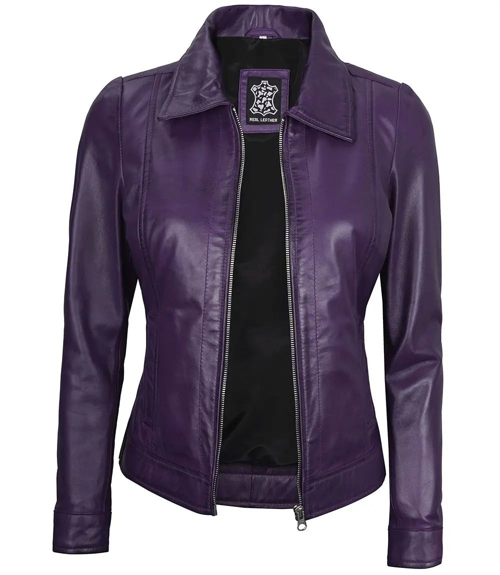 womens leather jacket jose