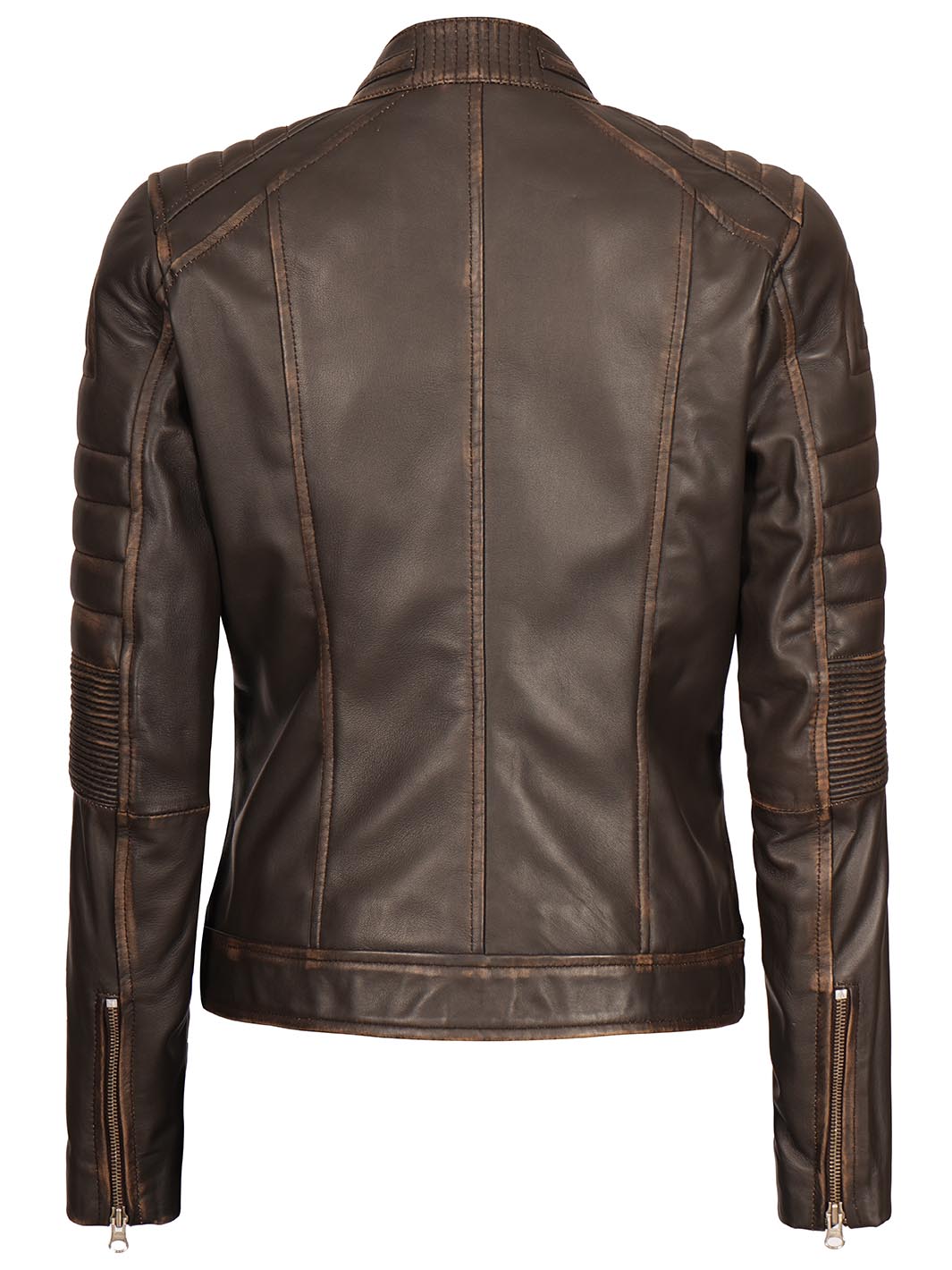 Womens Cafe Racer Leather Jacket